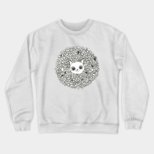 Cat and fish Crewneck Sweatshirt